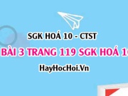 Giải bài 3 trang 119 SGK Hoá 10 Chân trời sáng tạo: Cách pha chế nước muối sinh lí